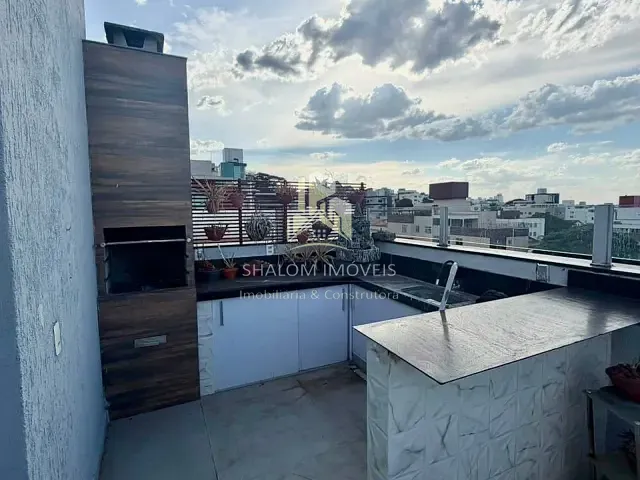 Cobertura / Penthouse 4 quartos e 3 banheiros, à venda, no bairro Santa Rosa em Belo Horizonte