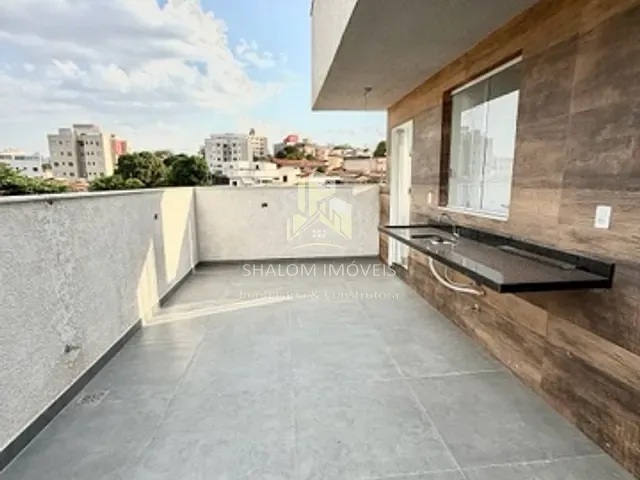 Cobertura / Penthouse com 86m² 3 quartos e 2 banheiros, à venda, no bairro Santa Branca em Belo Horizonte