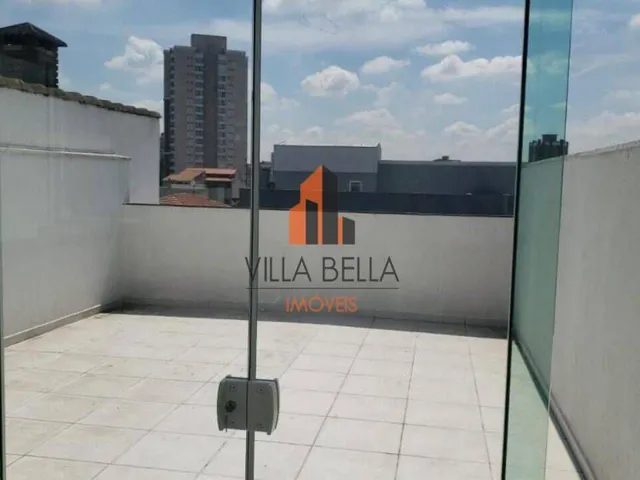 Cobertura / Penthouse com 104m² 2 quartos e 2 banheiros, para alugar, no bairro Jardim Bela Vista em Santo André