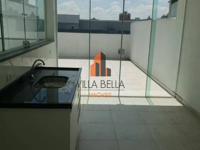 Cobertura / Penthouse com 104m² 2 quartos e 2 banheiros, para alugar, no bairro Jardim Bela Vista em Santo André