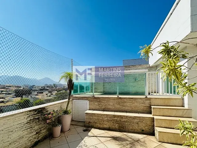 Cobertura / Penthouse com 320m² 5 quartos e 6 banheiros, à venda, no bairro Recreio dos Bandeirantes em Rio de Janeiro
