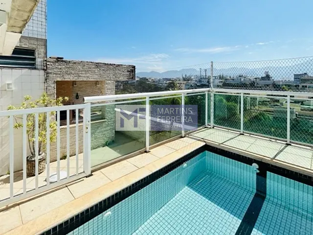 Cobertura / Penthouse com 320m² 5 quartos e 6 banheiros, à venda, no bairro Recreio dos Bandeirantes em Rio de Janeiro