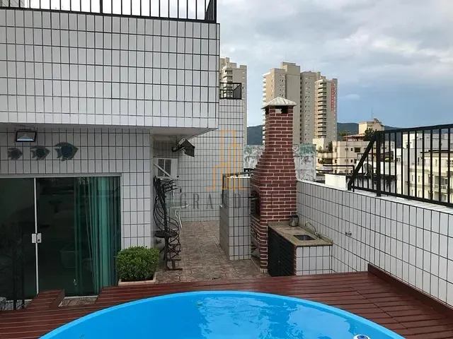 Cobertura / Penthouse 4 quartos e 3 banheiros, à venda, no bairro Tortuga em Guarujá