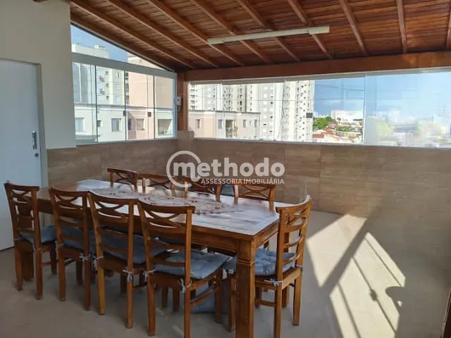 Cobertura / Penthouse com 120m² 3 quartos e 3 banheiros, à venda, no bairro Jardim Nova Europa em Campinas