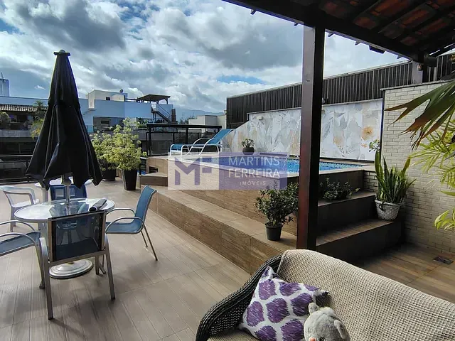 Cobertura / Penthouse com 180m² 2 quartos e 4 banheiros, à venda, no bairro Recreio dos Bandeirantes em Rio de Janeiro