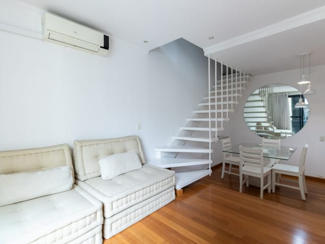 Apartamento com 70m² 1 quarto e 2 banheiros, à venda, no bairro Itaim Bibi em São Paulo