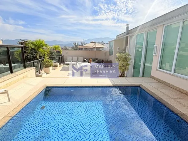 Cobertura / Penthouse com 390m² 4 quartos e 7 banheiros, para alugar, no bairro Recreio dos Bandeirantes em Rio de Janeiro
