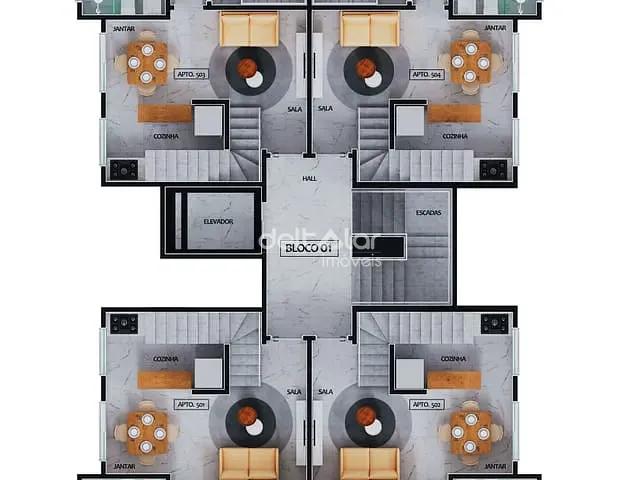 Cobertura / Penthouse com 86m² 2 quartos e 1 banheiro, à venda, no bairro Minaslândia (P Maio) em Belo Horizonte