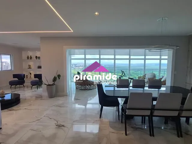 Cobertura / Penthouse com 410m² 4 quartos e 6 banheiros, à venda ou para alugar, no bairro Jardim das Colinas em São José dos Campos