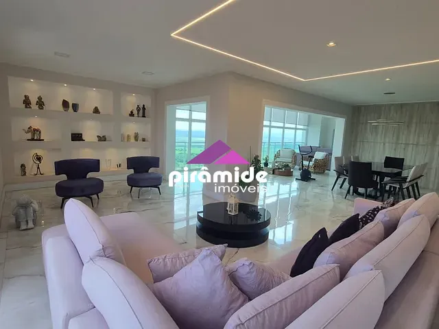 Cobertura / Penthouse com 410m² 4 quartos e 6 banheiros, à venda ou para alugar, no bairro Jardim das Colinas em São José dos Campos