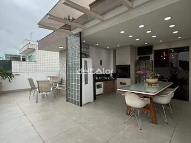 Cobertura / Penthouse com 168m² 4 quartos e 2 banheiros, à venda, no bairro Castelo em Belo Horizonte