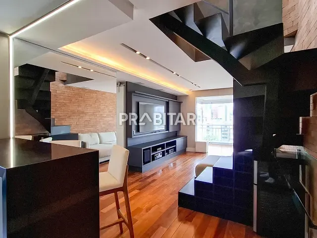 Cobertura / Penthouse 1 quarto e 2 banheiros, à venda ou para alugar, no bairro Pinheiros em São Paulo