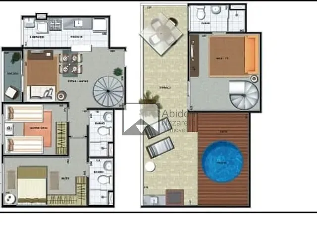 Cobertura / Penthouse com 144m² 3 quartos e 2 banheiros, à venda, no bairro Fonseca em Niterói