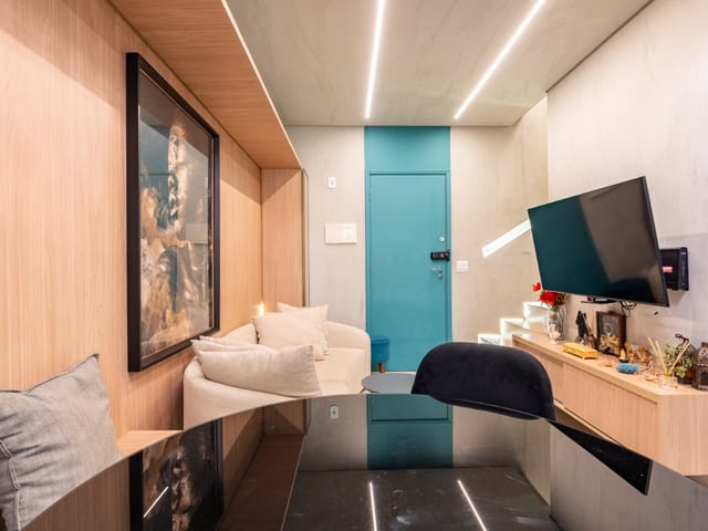 Foto do Cobertura / Penthouse - Duplex para venda em Paraíso com 1 quarto, sendo 1 suíte, 42m² | Lares e Andares Imóveis