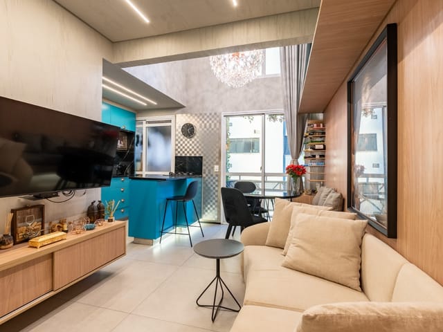 Foto do Cobertura / Penthouse - Duplex para venda em Paraíso com 1 quarto, sendo 1 suíte, 42m² | Lares e Andares Imóveis