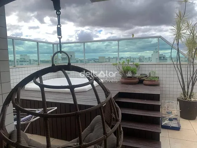 Cobertura / Penthouse com 243m² 4 quartos e 3 banheiros, para alugar, no bairro Castelo em Belo Horizonte