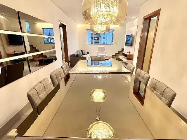 Cobertura / Penthouse com 243m² 4 quartos e 3 banheiros, para alugar, no bairro Castelo em Belo Horizonte