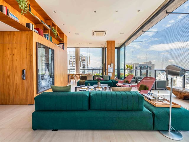Cobertura / Penthouse com 408m² 5 quartos e 6 banheiros, à venda, no bairro Jardim Paulista em São Paulo