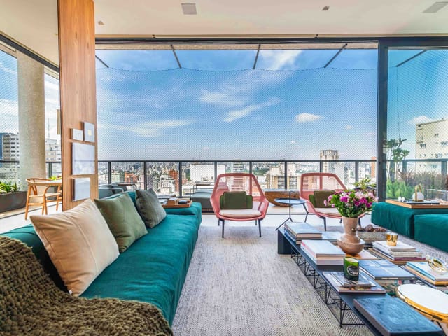 Cobertura / Penthouse com 408m² 5 quartos e 6 banheiros, à venda, no bairro Jardim Paulista em São Paulo