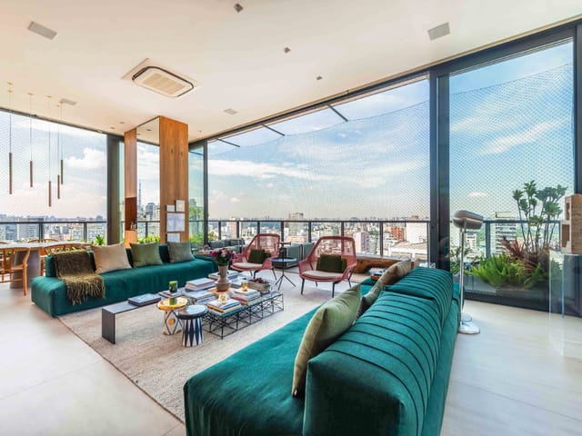 Cobertura / Penthouse com 408m² 5 quartos e 6 banheiros, à venda, no bairro Jardim Paulista em São Paulo