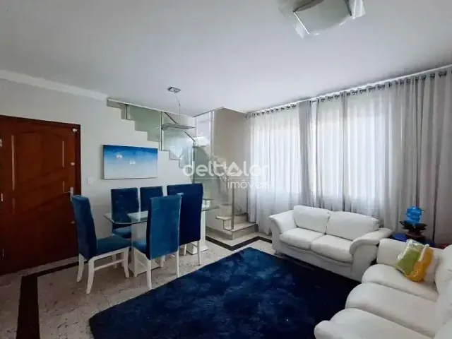 Cobertura / Penthouse com 180m² 3 quartos e 2 banheiros, para alugar, no bairro Palmares em Belo Horizonte