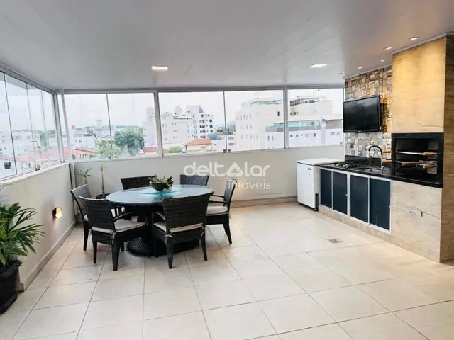 Cobertura / Penthouse com 208m² 3 quartos e 2 banheiros, à venda, no bairro Itapoã em Belo Horizonte