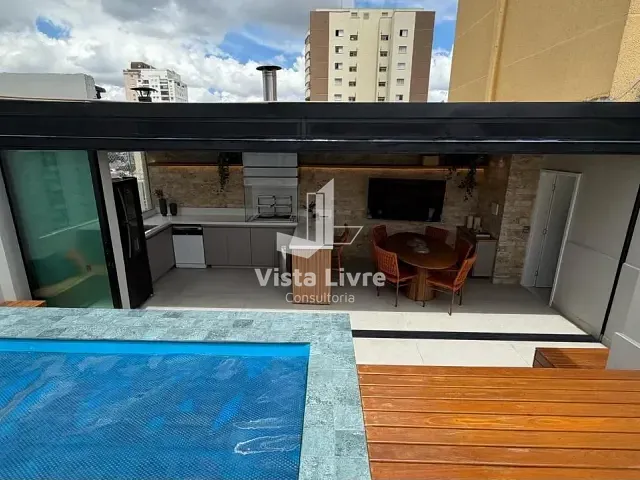 Cobertura / Penthouse com 200m² 3 quartos e 2 banheiros, à venda, no bairro Vila Romana em São Paulo