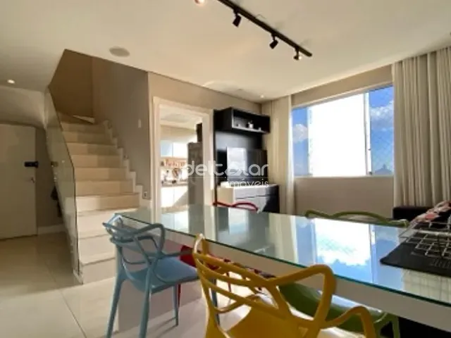 Cobertura / Penthouse com 126m² 3 quartos e 3 banheiros, à venda, no bairro Castelo em Belo Horizonte