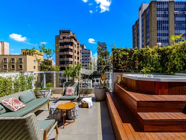 Cobertura / Penthouse com 402m² 3 quartos e 5 banheiros, à venda, no bairro Cerqueira César em São Paulo