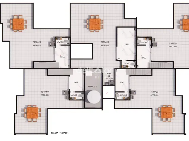 Cobertura / Penthouse com 143m² 3 quartos e 3 banheiros, à venda, no bairro Santa Branca em Belo Horizonte