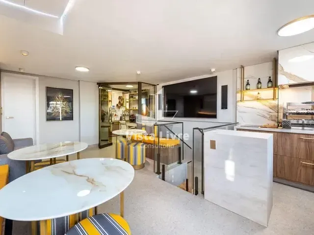 Cobertura / Penthouse com 144m² 1 quarto e 4 banheiros, à venda, no bairro Vila Romana em São Paulo