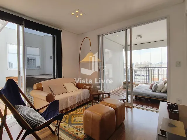 Cobertura / Penthouse com 123m² 1 quarto e 2 banheiros, à venda, no bairro Pinheiros em São Paulo