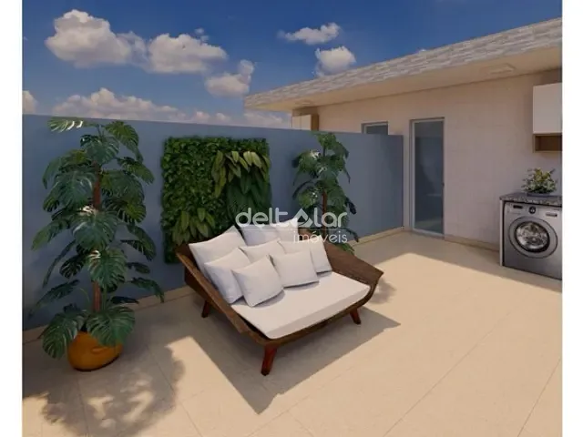 Cobertura / Penthouse com 118m² 3 quartos e 2 banheiros, à venda, no bairro Santa Mônica em Belo Horizonte