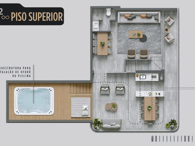 Cobertura / Penthouse com 249m² 3 quartos e 5 banheiros, à venda, no bairro Alphagran Alphaville em Barueri