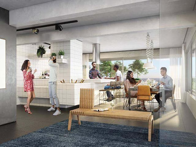Cobertura / Penthouse com 104m² 1 quarto e 3 banheiros, à venda, no bairro Cerqueira César em São Paulo