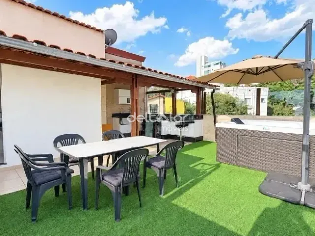 Cobertura / Penthouse com 120m² 3 quartos e 1 banheiro, para alugar, no bairro Ouro Preto em Belo Horizonte