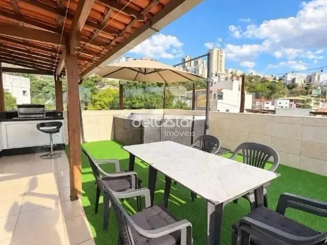 Cobertura / Penthouse com 120m² 3 quartos e 1 banheiro, para alugar, no bairro Ouro Preto em Belo Horizonte