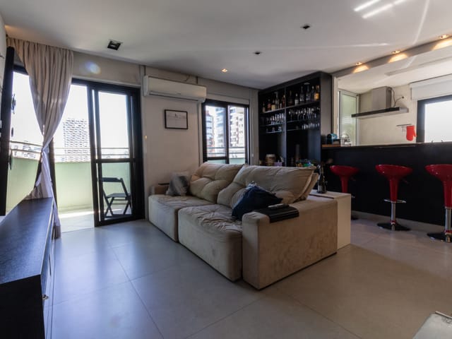 Apartamento com 80m² 1 quarto e 2 banheiros, à venda, no bairro Pinheiros em São Paulo