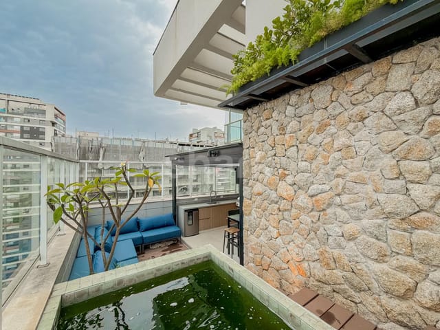 Cobertura / Penthouse com 235m² 3 quartos e 5 banheiros, à venda, no bairro Cidade Monções em São Paulo