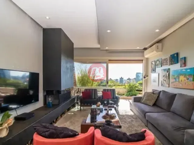 Cobertura / Penthouse com 420m² 4 quartos e 6 banheiros, à venda ou para alugar, no bairro Jardim do Salso em Porto Alegre