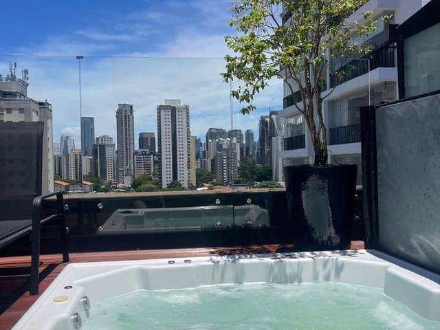 Cobertura / Penthouse com 109m² 1 quarto e 2 banheiros, à venda, no bairro Cidade Monções em São Paulo