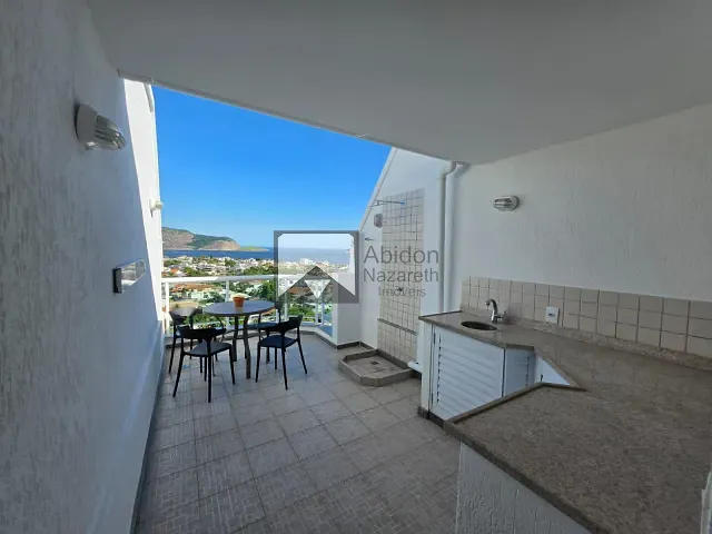 Cobertura / Penthouse 1 quarto e 1 banheiro, à venda ou para alugar, no bairro Camboinhas em Niterói