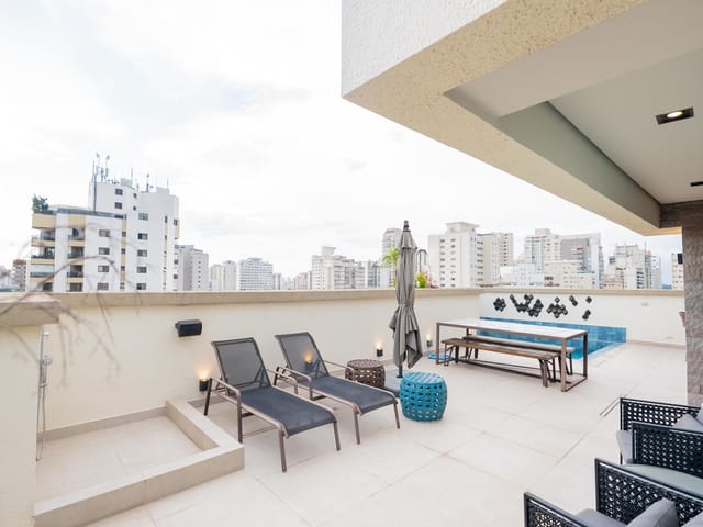 Cobertura / Penthouse com 356m² 3 quartos e 6 banheiros, à venda, no bairro Campo Belo em São Paulo