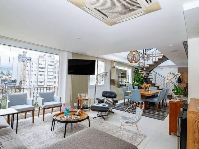 Cobertura / Penthouse com 221m² 4 quartos e 5 banheiros, à venda, no bairro Perdizes em São Paulo