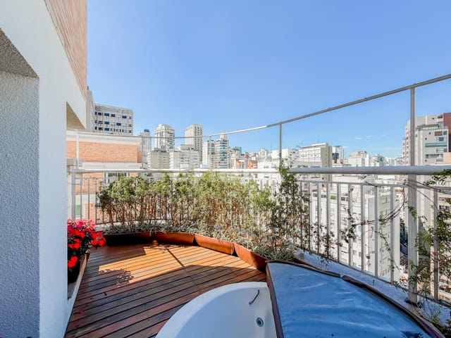 Cobertura / Penthouse 2 quartos e 4 banheiros, para alugar, no bairro Cerqueira César em São Paulo