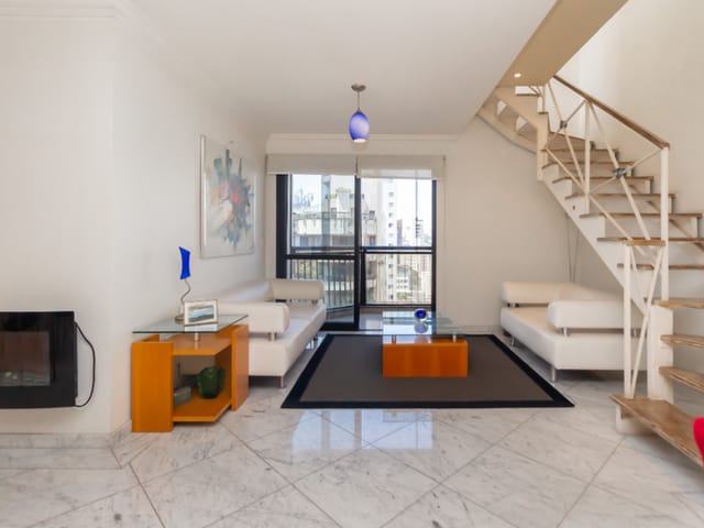 Cobertura / Penthouse com 206m² 4 quartos e 5 banheiros, à venda, no bairro Moema em São Paulo