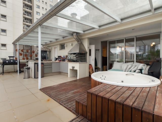 Cobertura / Penthouse com 191m² 2 quartos e 4 banheiros, à venda, no bairro Campo Belo em São Paulo