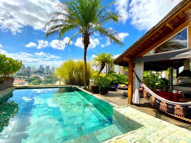 Cobertura / Penthouse 2 quartos e 5 banheiros, à venda ou para alugar, no bairro Brooklin Paulista em São Paulo