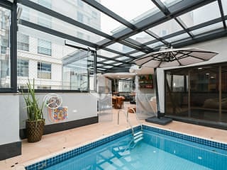 Foto do Cobertura / Penthouse-Cobertura para venda em Moema com 5 quartos, sendo 4 suítes, 405m²