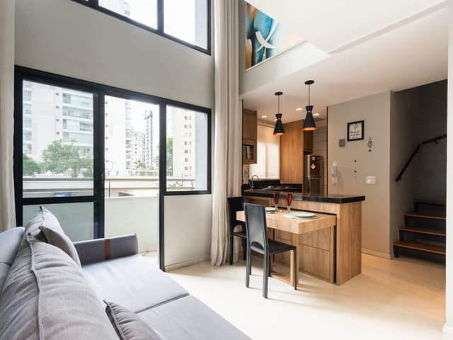 Apartamento com 48m² 1 quarto e 2 banheiros, à venda, no bairro Pinheiros em São Paulo